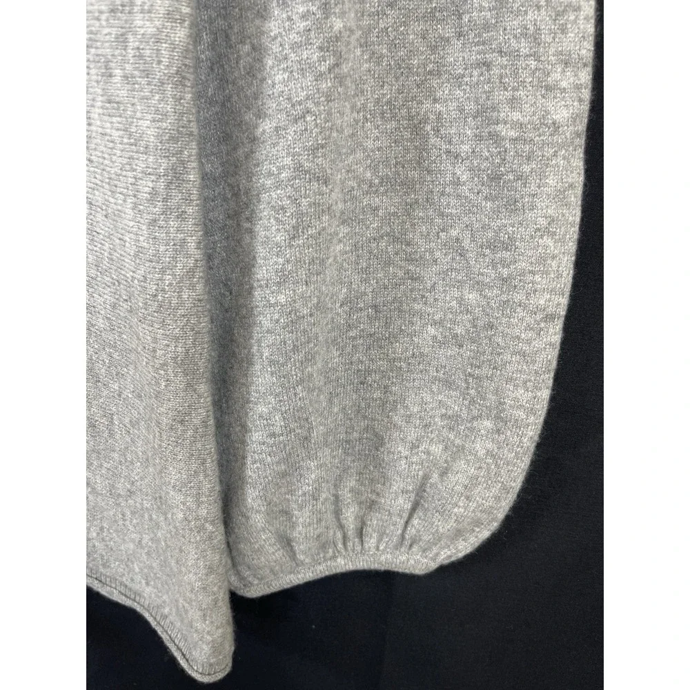 VTG Calypso Christiane Celle Womens 100% Cashmere Sweater Size L Gray QuieLuxury